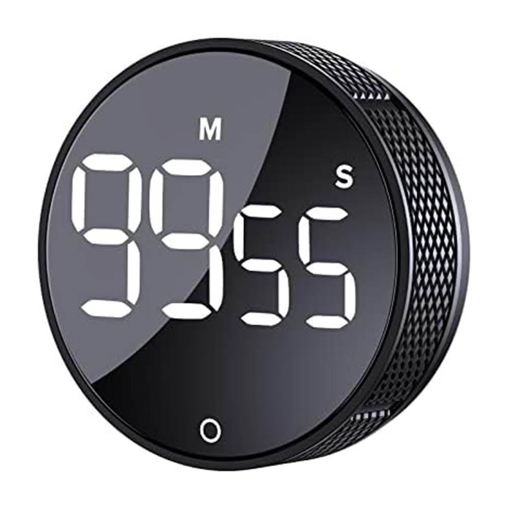 1PC Kitchen Timer USB Rechargeable Rotating Timer For Cooking Studying - One-Button Precision! Home Kitchen Time Tools