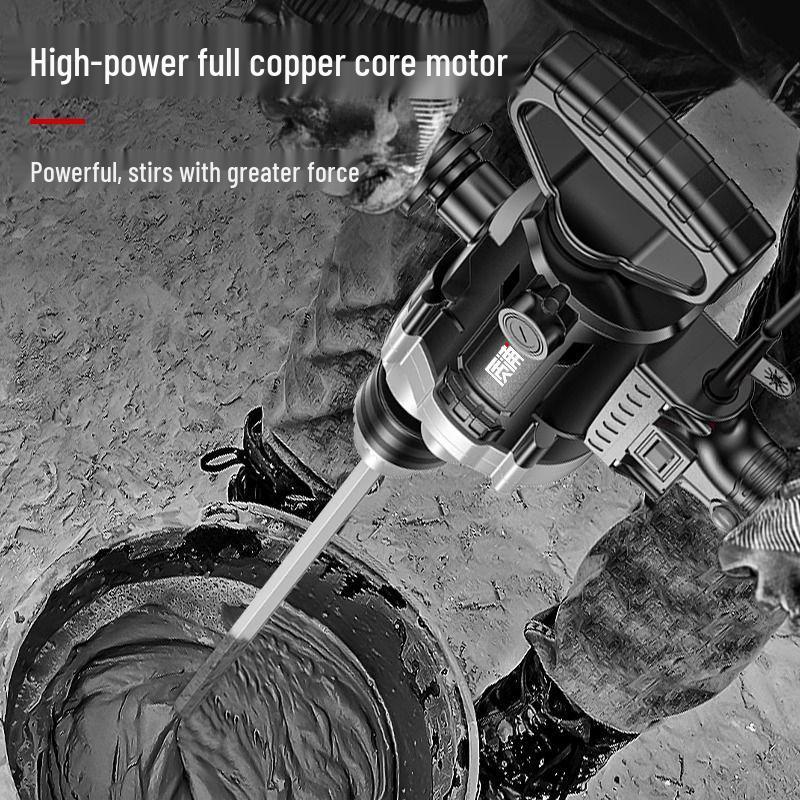 German High-Quality Professional Electric Drill and Mixer: Aircraft, Hammering, Cement, and Putty Powder