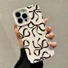Black Bow Pattern Phone Case Suitable for iPhone 16 15 14 13 12 11 7 Pro/ Max /Plus Anti-fall and Shock-proof Soft Case