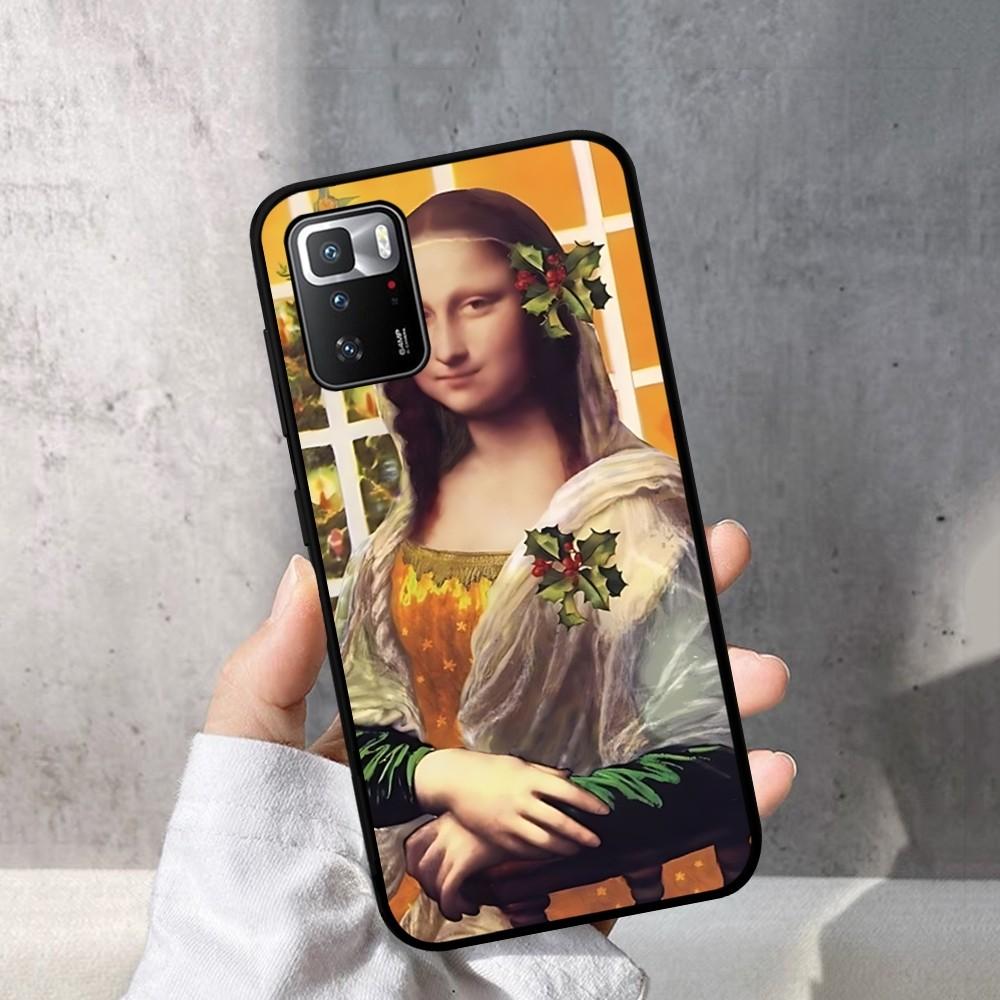 Mona Lisa Phone Case For Redmi Note 4 X 5 A 6 7 8 T 9 9S 10 11 11S 11Epro Poco M3 Pro