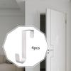 -the-Door Hooks for Robes, Clothes, And Laptops, Prevents Scratches, Practical Organizers