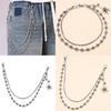 Dark Fantasy Waist Chain With Lobster Clasp And Double Layer Spider Design For Adults