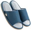 Mianshe 3D Mesh Open XL Slippers, Toe, Breathable, Moisture-Free, Quiet, Lightweight, Men's & Women's, Blue,