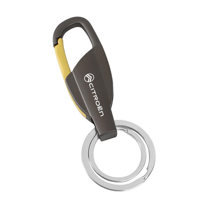 Car Zinc Alloy Key Ring Customize Emblem Keychain For Citroen C1 DS3 C2 C3 Vts C4 Saxo C4L C5 C6 C8 Xsara C3-XR Picasso Berlingo