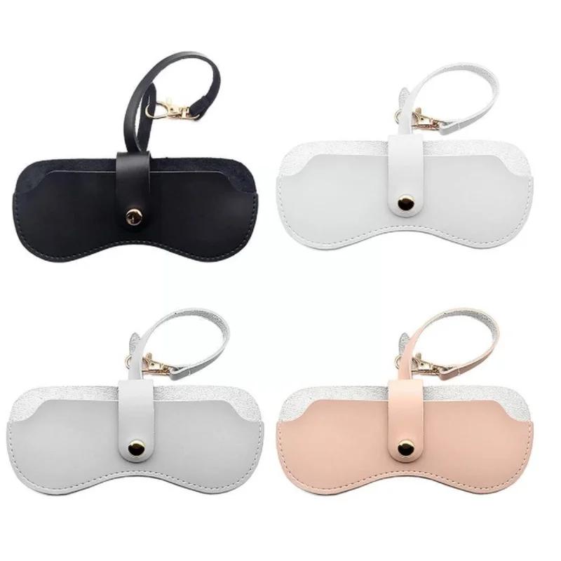 New Portable PU Leather Snap Glasses Case Slim Sunglasses Storage Glasses Box 2025 Glasses Bag