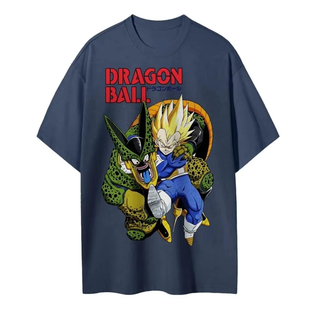2026 New Summer Dragon Ball 40th Anniversary Cell pure Cotton Anime Printed Tshirt fashion Casual Streetwear Unisex Y2k