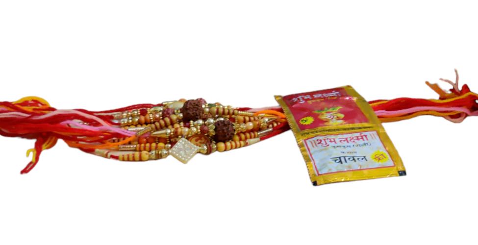 @ Indian Traditional 14 Rakhi Pcs With Roli Chawal For Rakshabandhan SM134-60% OFF