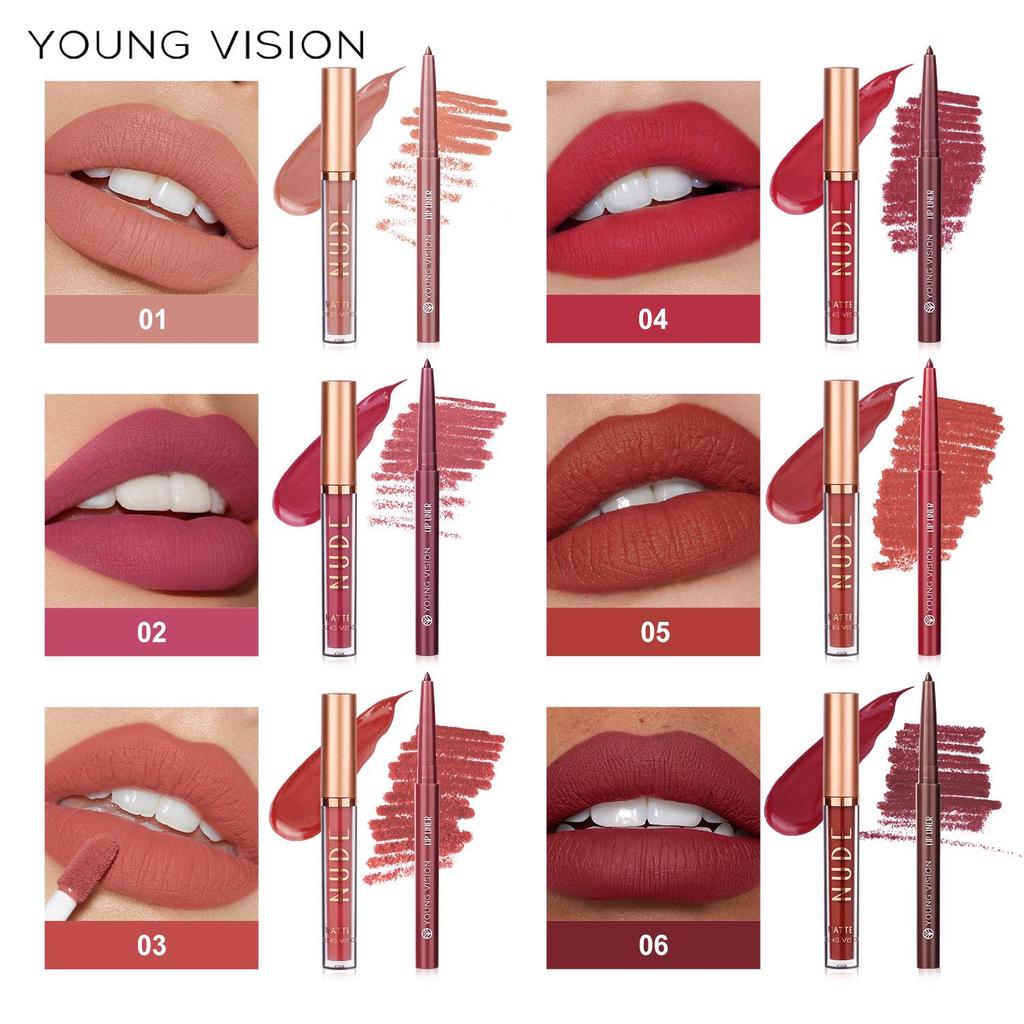 Young Vision 2-Piece Lip Gloss & Liner Set