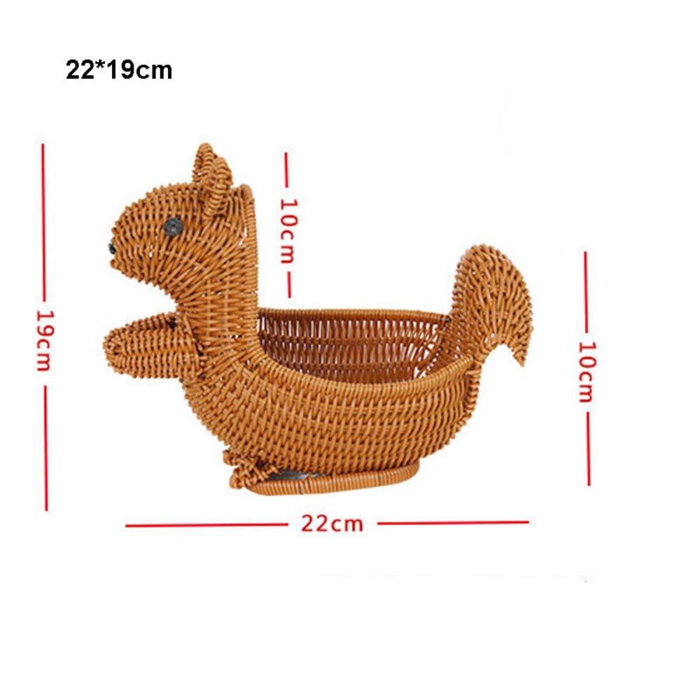 

Дышащая фруктовая корзина, органайзер для мелочей, контейнер для хранения с двойной ручкой, новая корзина для пикника на открытом воздухе 7