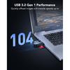 Lexar Dual Slot USB-A Reader, USB 3.2 Gen 1 Up To 104MB/s, USB-A for SD/MicroSD/SDHC/SDXC Camera Card Reader Adapter, OTG MicroSD Card Reader for