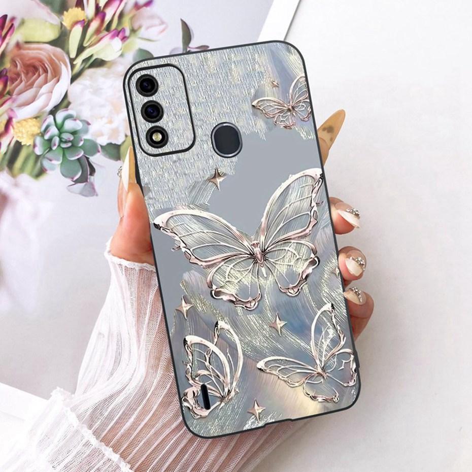 Cute Printing Phone Case For ITEL A48 Soft Black Silicone TPU Cases For Itel A48 Covers Bumpers
