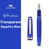 Jinhao 82 Fountain Pen Transparency Plastic Spin Pen Popular EF F M NIB Business Office School Supplies Writing Stationery