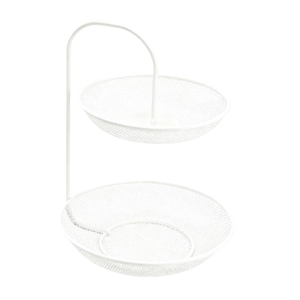 Fruit Basket Organizer Home Decor Wire Fruit Basket Mesh Fruit Bowl Vegetables Basket Bowl for Bread Kitchen Veggie Countertop