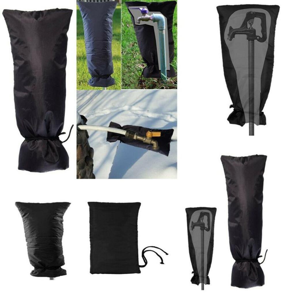 Winter Faucet Cover Anti Freezing Ice Protection Useful 51x20x6cm Black Case Garden Insulated Keep Warm Outdoor