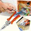 8-in-1 Multifunctional Wire Stripper & Cutter with Crimper and Voltage Tester for Electricians
