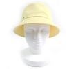 Excellent HERMES hat Calvi Serie Metal Bucket Hat yellow cotton Women 57 Used