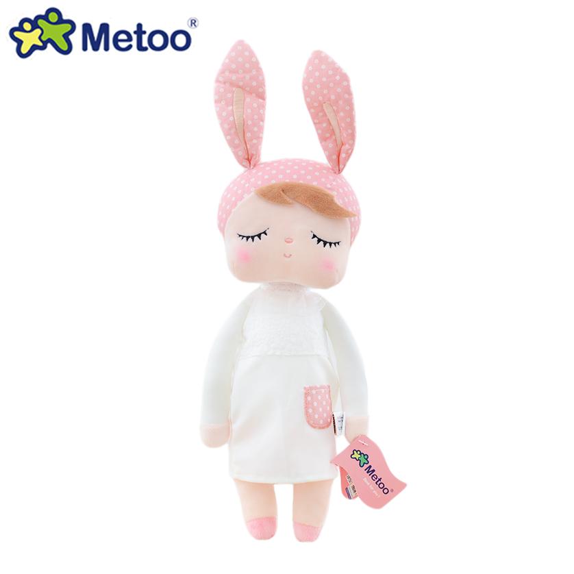 Original Metoo Dream Bunny Angela13-inch Plush Doll Girly Cute Stuffed Toys Birthday Gifts For Kids Baby