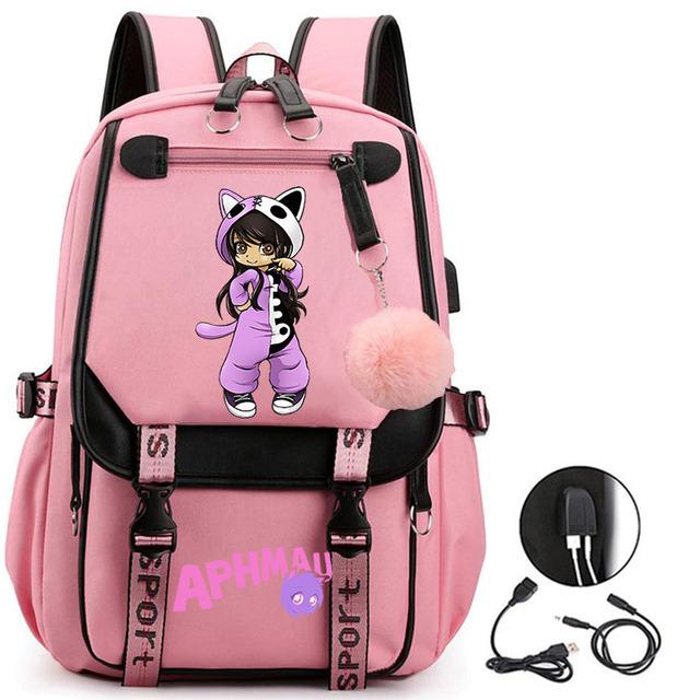 Large Capacity Schoolbag with Shoulder Strap; Student Three-piece Pencil Case Set