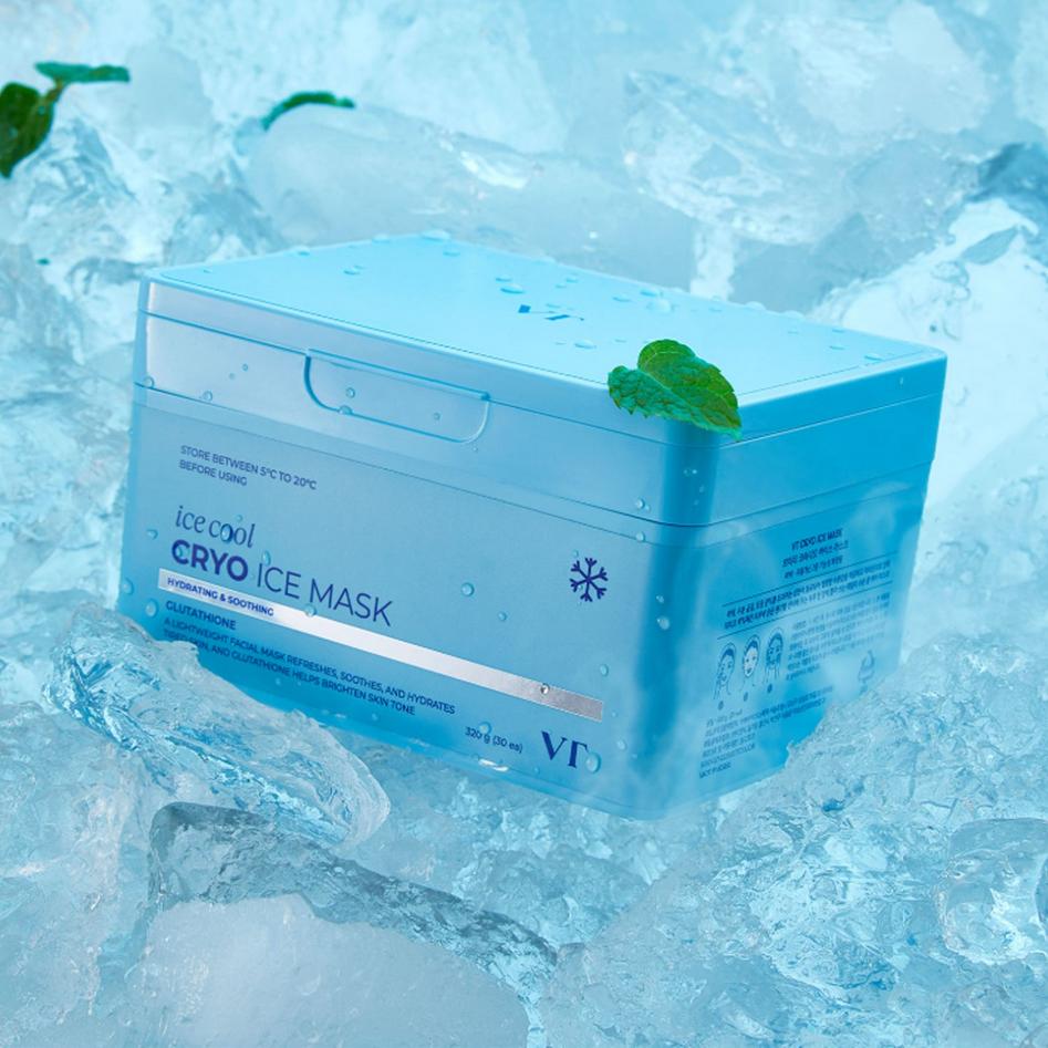 VT COSMETICS VT Cryo Ice Mask (30 Sheets) / Cooling, Nourishing, Moisturizing, Korean Cosmetics, Kbeauty