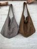 2025 Cross-border Lazy Style Wool Tote: Autumn/Winter Mother-and-Child Shoulder Bucket Bag