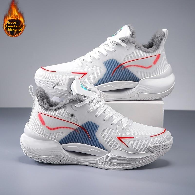 Summer Men's Sneakers Mesh Breathable Basketball Sneakers Sports Students Ultra-light Shock-absorbing Running Shoes