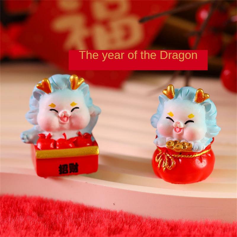 New Year's Hand Mascot Unique Design Home Decorations Dragon O Doll Cute And Cute Small Ornaments And Miniature Models Zodiac
