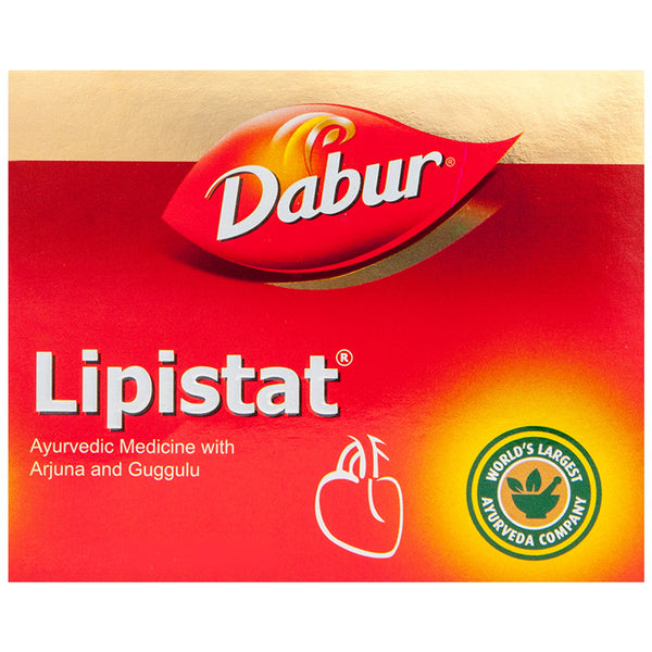 

Dabur Lipistat Ayurvedic Heart Health Capsule With Arjuna Guggulu 10 Capsules Strip