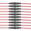 Quick Impact Glass Fuse Holder Preventing Short Circuits 10pcs Wire Line Holder 5x20mm/6x30mm Glass Tube Fuse Holder Auto Parts