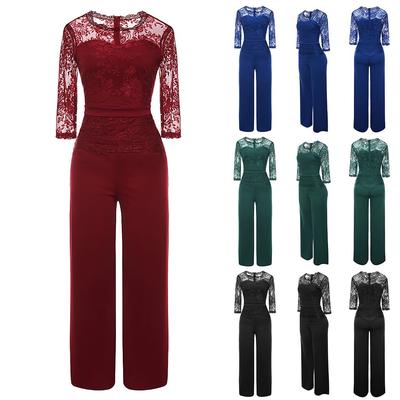 three quarter length jumpsuit