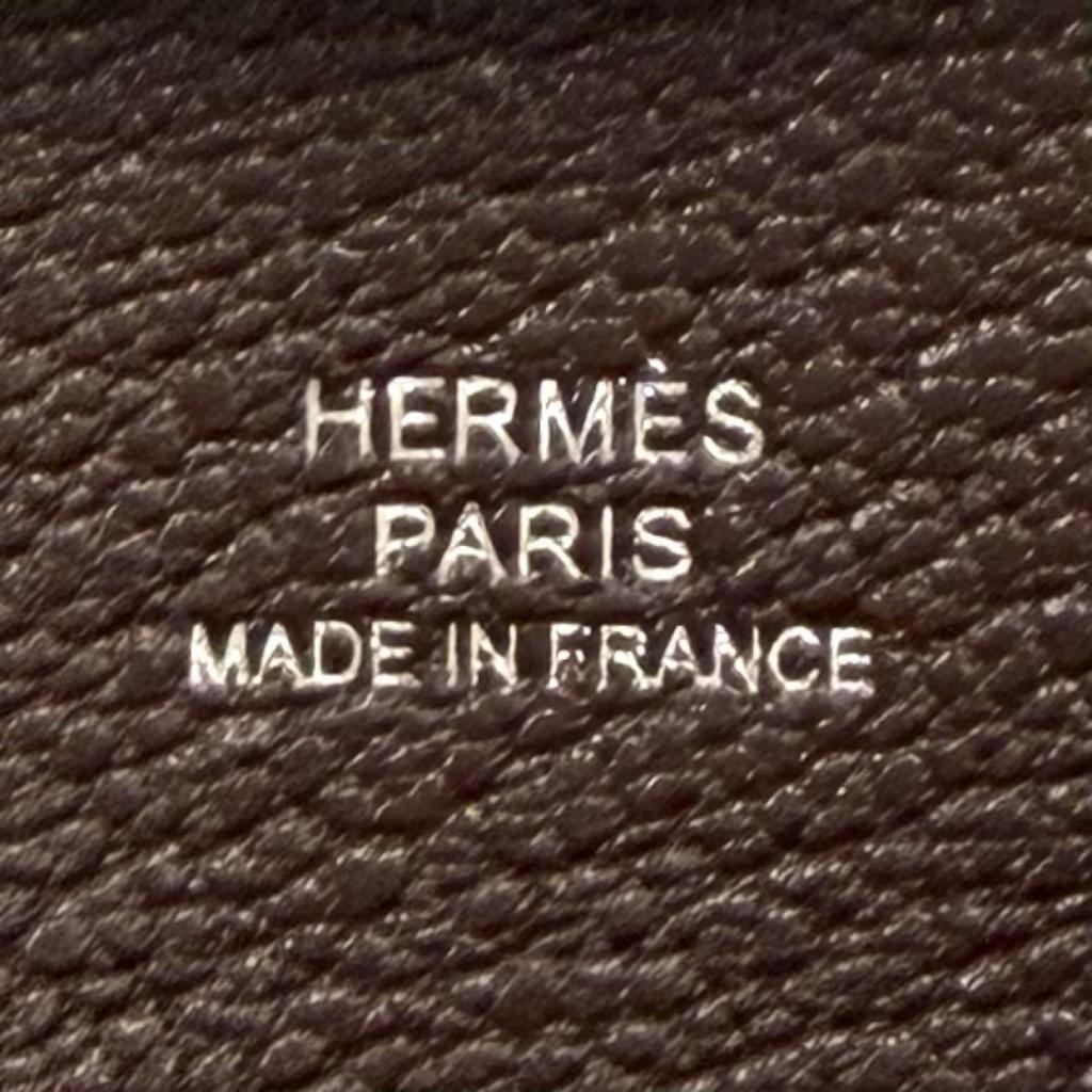 Great HERMES Coin case Bastia Verso Shave Women Used