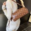 Frühlings-PU-Punkte Herzförmiger Anhänger Umhängetaschen Taschen Hohe Qualität Süße Handtaschen mit Obergriff Exquisite Vielseitige Mode Umhängetaschen