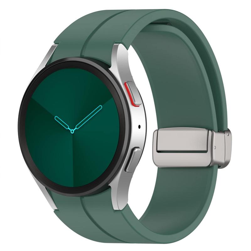 Silicone Strap for Samsung Galaxy Watch 5 Pro 45mm/7 6 5 4 44/40mm No Gaps Wristband for Galaxy Watch 6 Classic 47mm 43mm Strap