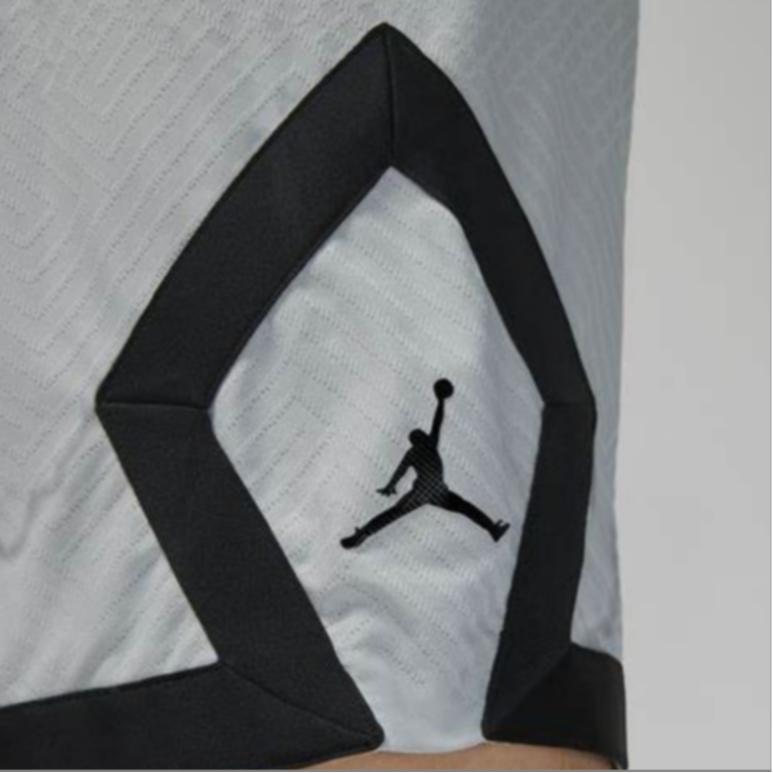 Jordan Solid Color Patch Logo Drawstring Waist Straight Leg Shorts Men shorts Gray DJ7699-077