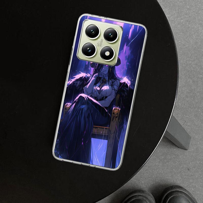 Albedo Overlord Anime Phone Case Cover for Xiaomi Redmi Note 15 14 13 12 11 Pro Plus 14S 12S 11S 11T 11E 10S 10 Customized Funda