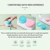 Silicone Body Brush, Exfoliating Bath Brush, Silicone Body Brush (can Carry Soap), Shower Massage Foam Bath Brush, Back Brush Shower (blue + Pink)