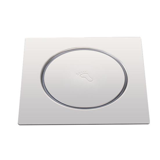 Stainless Steel Floor Drain Cover Precision Sealing Structure Blocks Odors Insects Foot-Pedal
