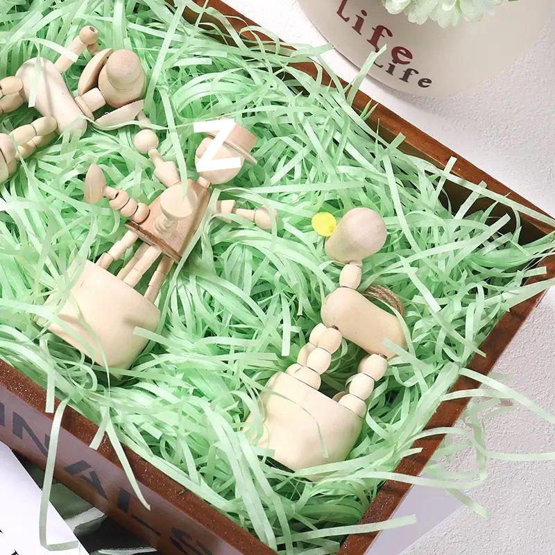 

Mixed Color Raffia Macaron Gift Box with Shredded Paper Filler - Perfect for High-End Birthday Gifts Approx. 3 lbs (1500g) - Gift Bags, Commercial Use