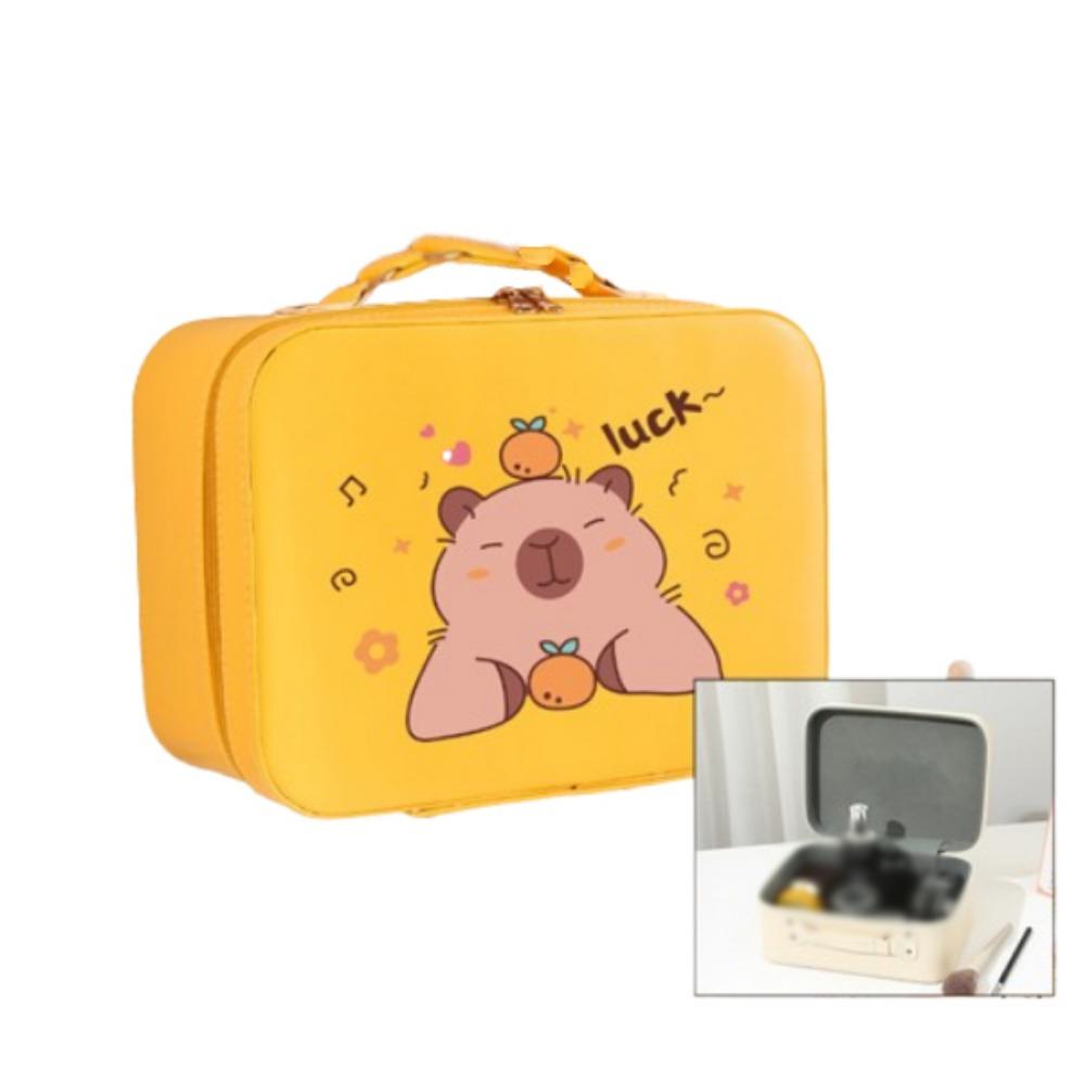 

Creative Women s Cosmetic Bag Durable Cute Cosmetic Handbag School Office Supply Style 8(without Mirror)