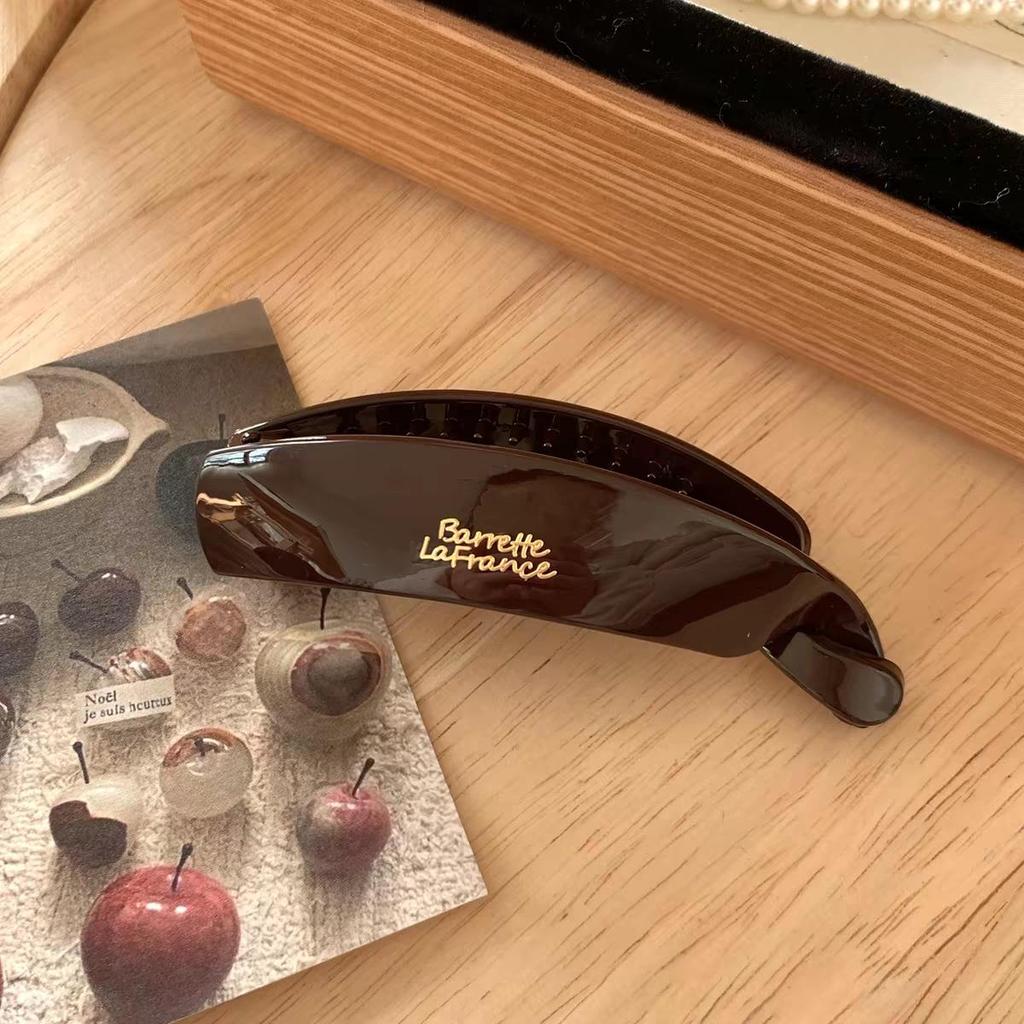 Korean Leopard Print Bow Hair Claw: Extra Large High-End Half Updo Clip for Women