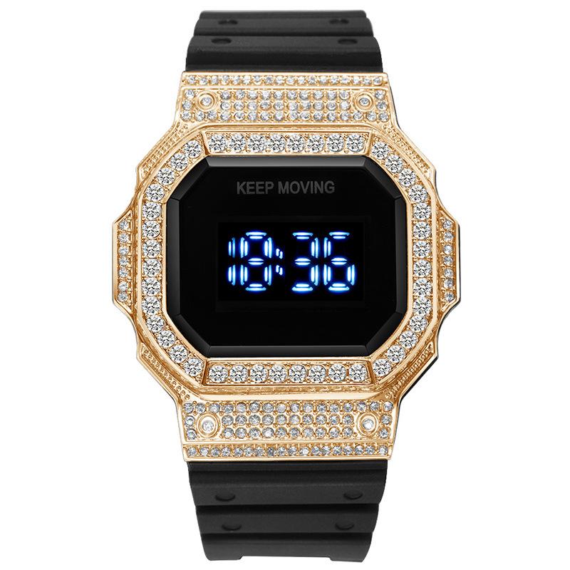 Мужчины Женщины Цифровые Часы С Подсветкой Недели Отображение Даты Циферблат Цифры — фото 11