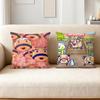 Ooyajitchi Cushion Cover Antidustmite Sofa Cushion Decorative Office Cover Lounge Area Indoor Outdoor Use