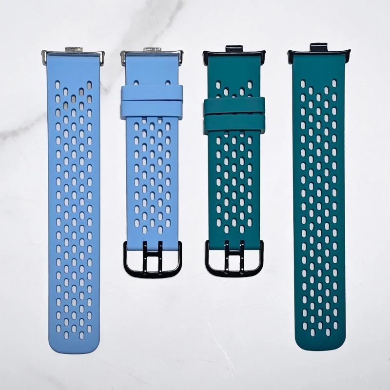Voor Redmi Watch 6 Siliconen Polsband Voor Redmi Watch 5/4 Horlogebandje Voor Xiaomi Mi Band 8/9Pro Ademend Bandje Sportarmband