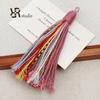 Handwoven Cotton Tassel Keychain - Handmade DIY Jewelry Bag Charm