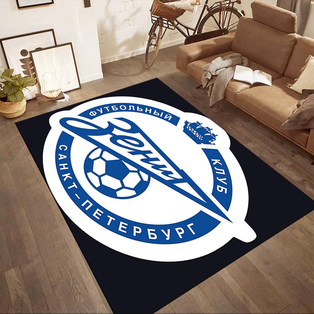 Fc Zenit Saint Petersburg Theme Square Rugs Are a Great Choice for Living Rooms, Bedrooms, Home Décor, and As Gifts.