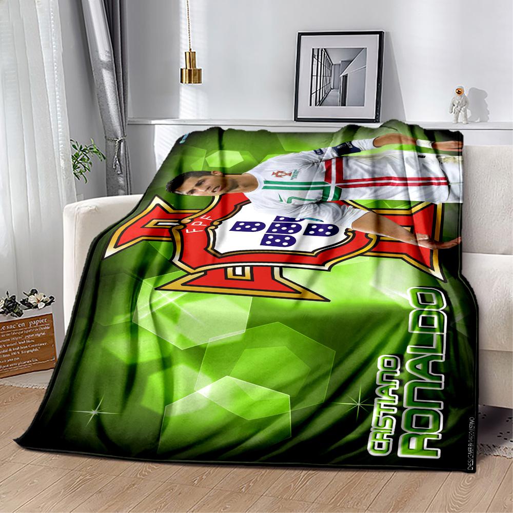 Cristiano Ronaldo's Legacy Blanket Ultra-Soft Suitable for Office Office Chair Seaside for All Seasons Digital Print