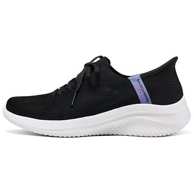 Sport Fabric Retro Fashion Breathable Support Low Top Casual Shoes Women Sneaker Black 150457-BLK