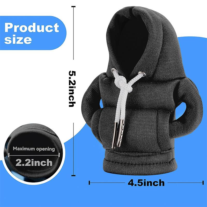 Hoodie Car Gear Shift Cover Hoodie Car Gear Shifter Protective Cover, Automotive Interior Cute Gadgets Car Accessories and Decorations