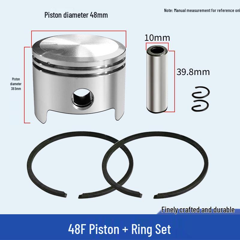 Four-Stroke Lawn Mower Piston Ring & Two-Stroke Brush Cutter Piston Assembly 