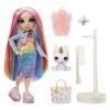 Rainbow high poupée mannequin avec kit de slime et animal de compagnie - amaya (rainbow) - poupée pailletée 28 cm avec kit de slime