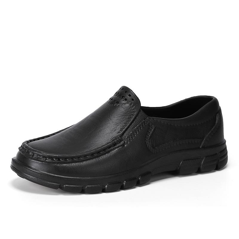 Large Size Hotel Back Kitchen Chef Shoes Non-slip and Oil-proof Men's Catering Work Shoes Low-top Kitchen Shoes